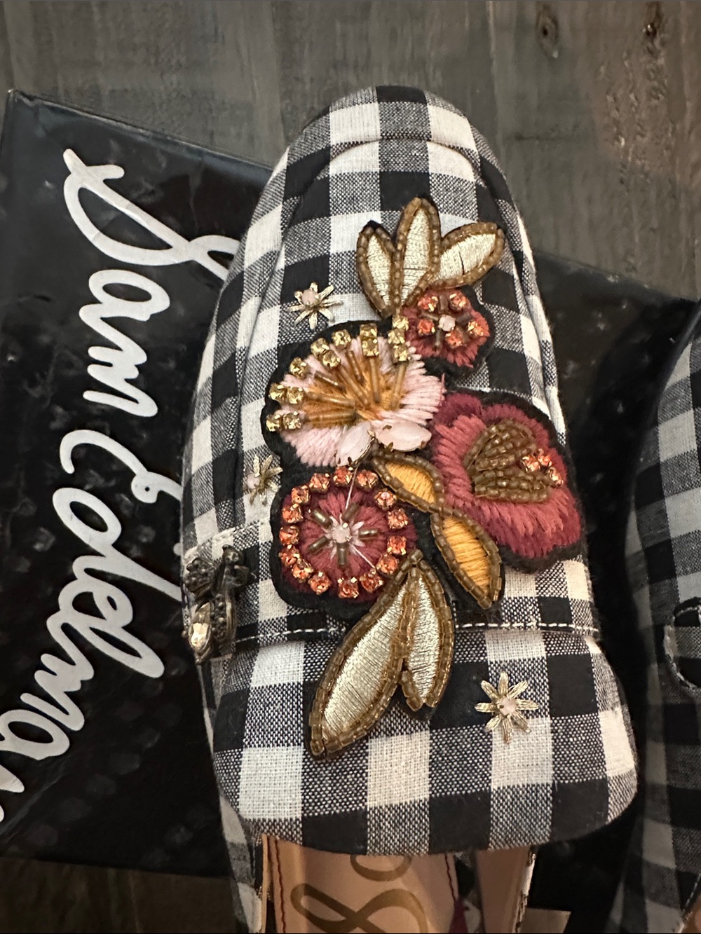 {Sam Edelman} Pemberly Embellished Slides - Picture 3 of 6